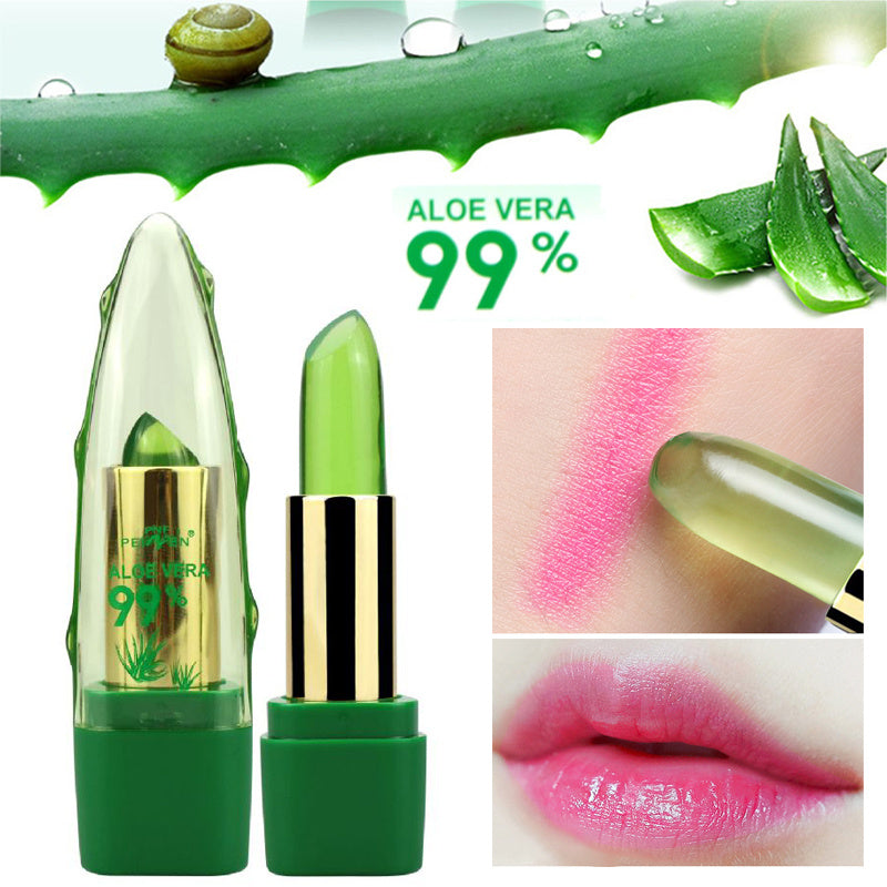 Aloe Vera Color Changing Lipstick – Moisturizing Lip Balm Gloss